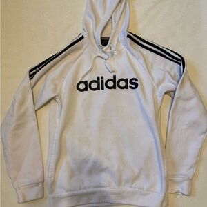 Adidas White Garment with Black Accents